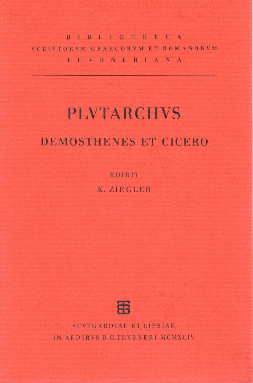 PLUTARCHI DEMOSTHENES ET CICERO