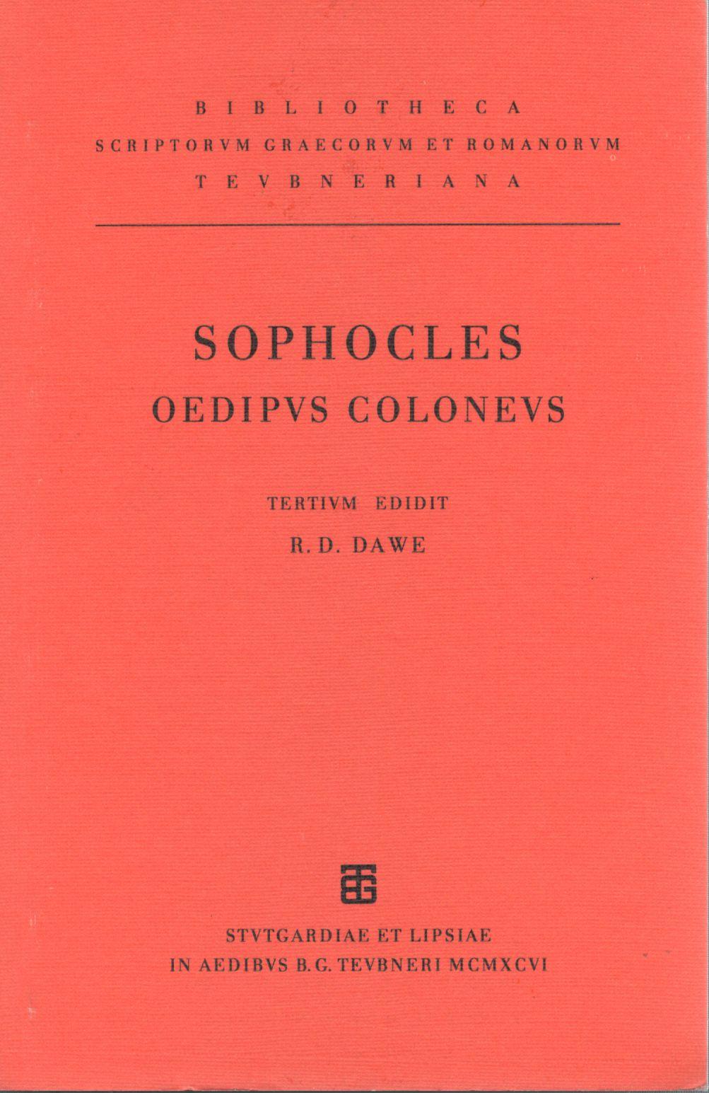 SOPHOCLIS OEDIPUS COLONEUS