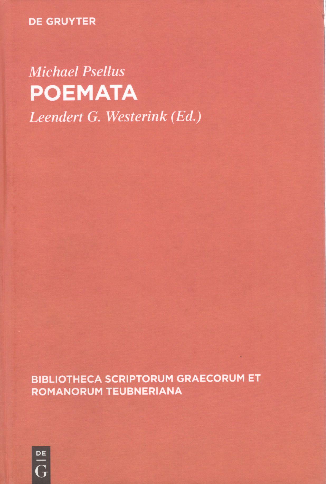 MICHAELIS PSELLI POEMATA