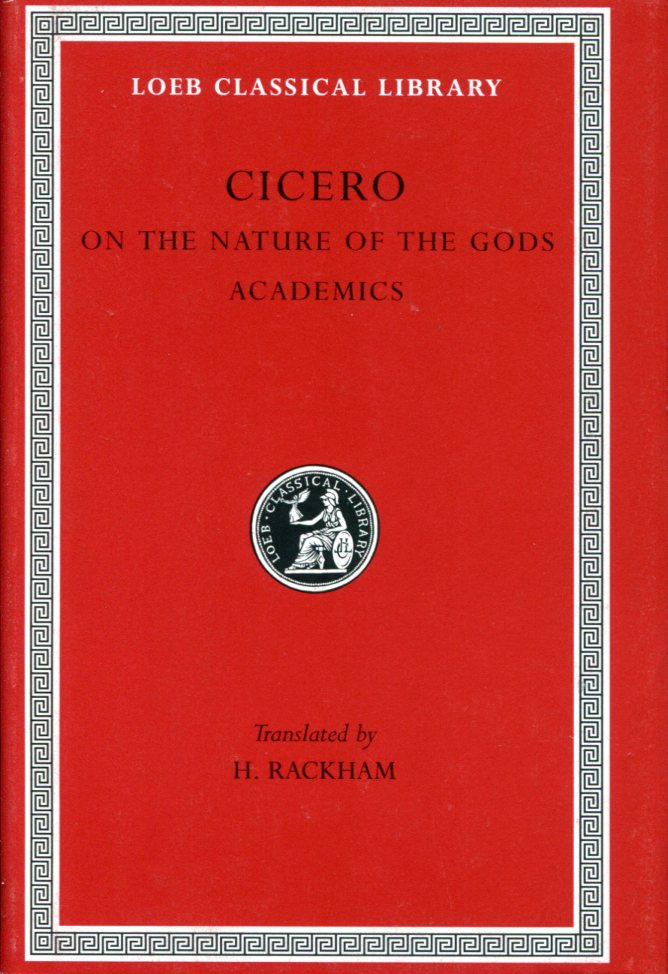 CICERO ON THE NATURE OF THE GODS. ACADEMICS
