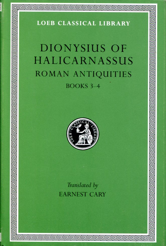 DIONYSIUS OF HALICARNASSUS ROMAN ANTIQUITIES, VOLUME II