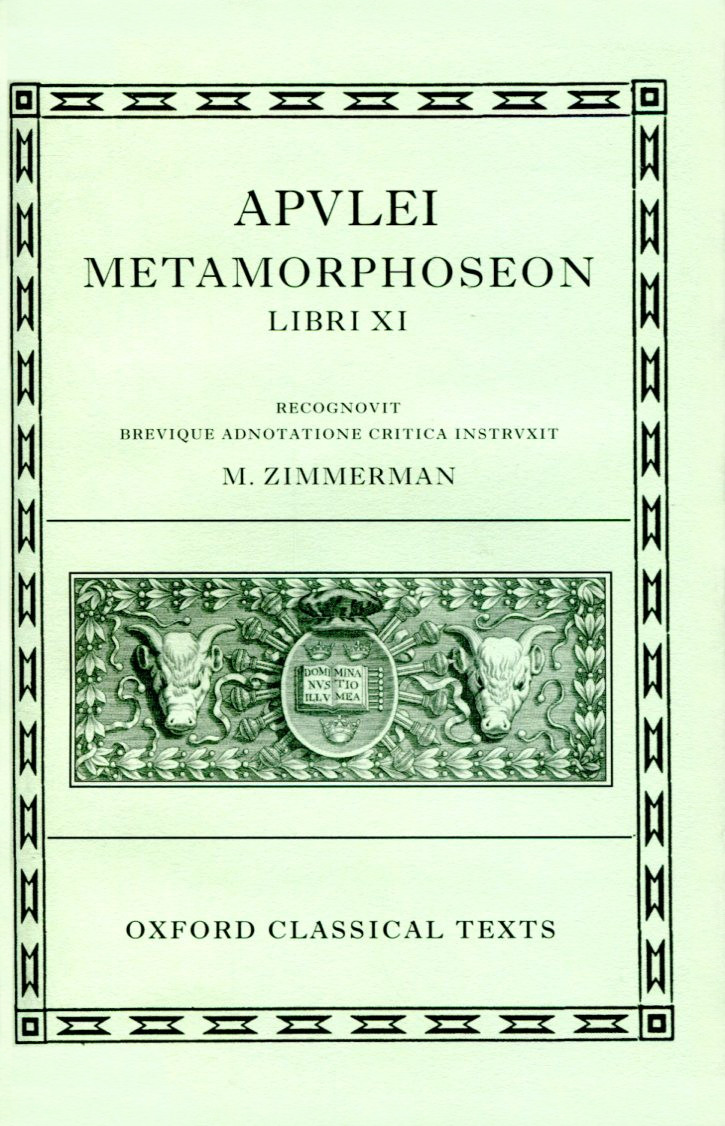 APULEIUS METAMORPHOSEON LIBRI XI