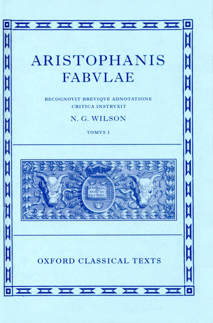 ARISTOPHANES FABULAE I