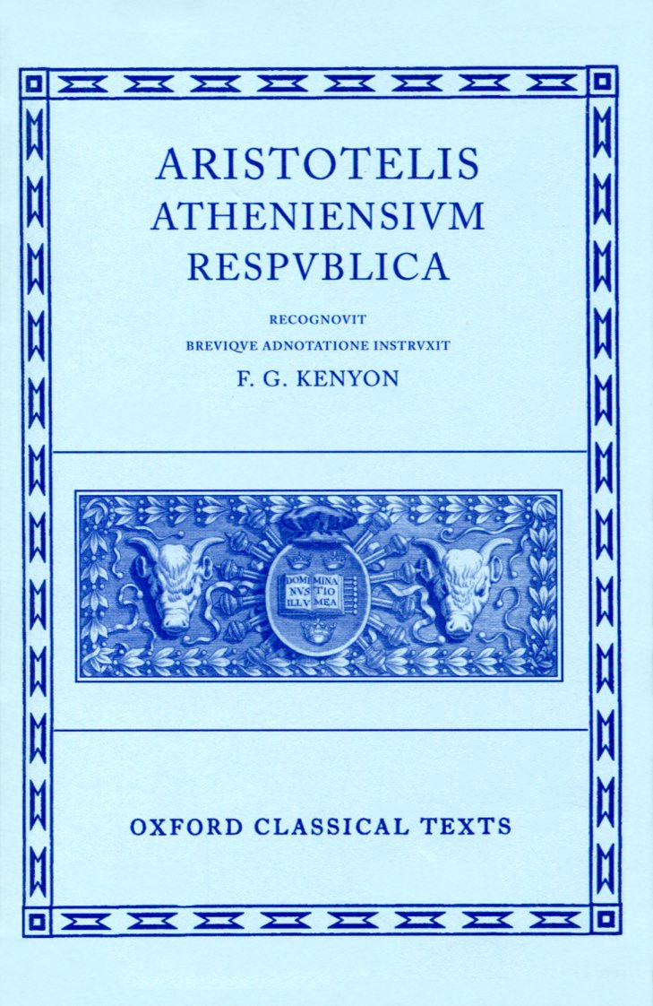 ARISTOTLE ATHENIENSIUM RESPUBLICA