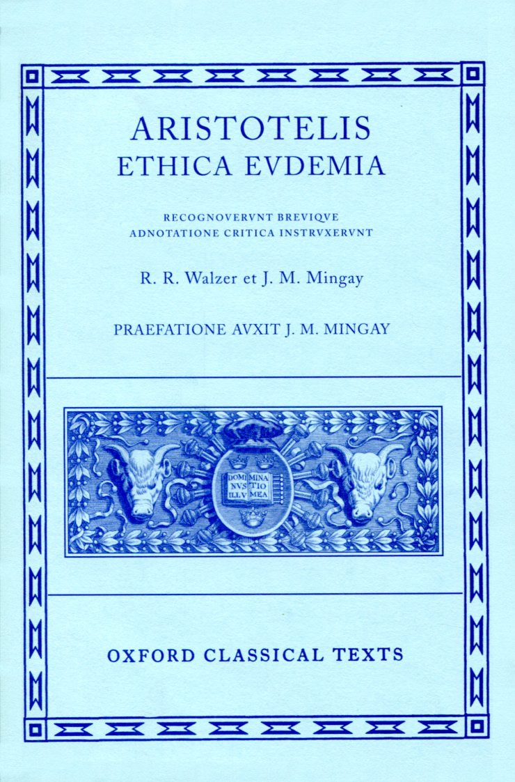 ARISTOTLE ETHICA EUDEMIA