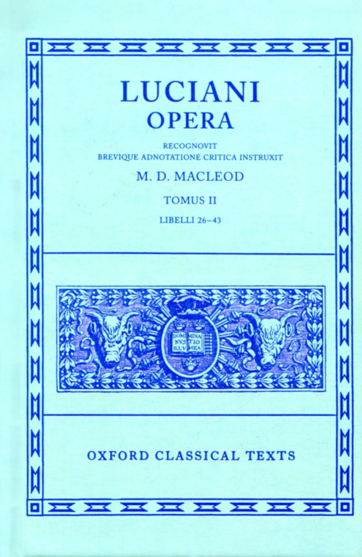 LUCIAN OPERA TOMUS II (BOOKS XXVI-XLIII)