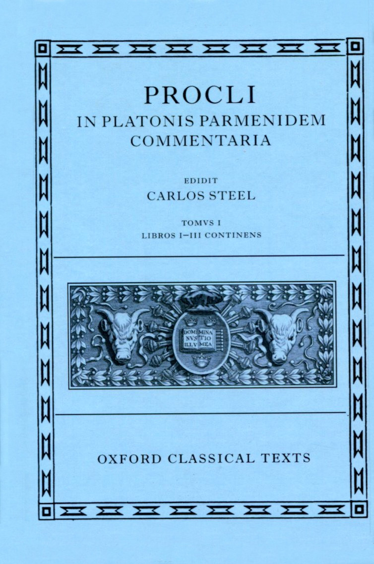 POCLUS IN PLATONIS PARMENIDEM COMMENTARIA I