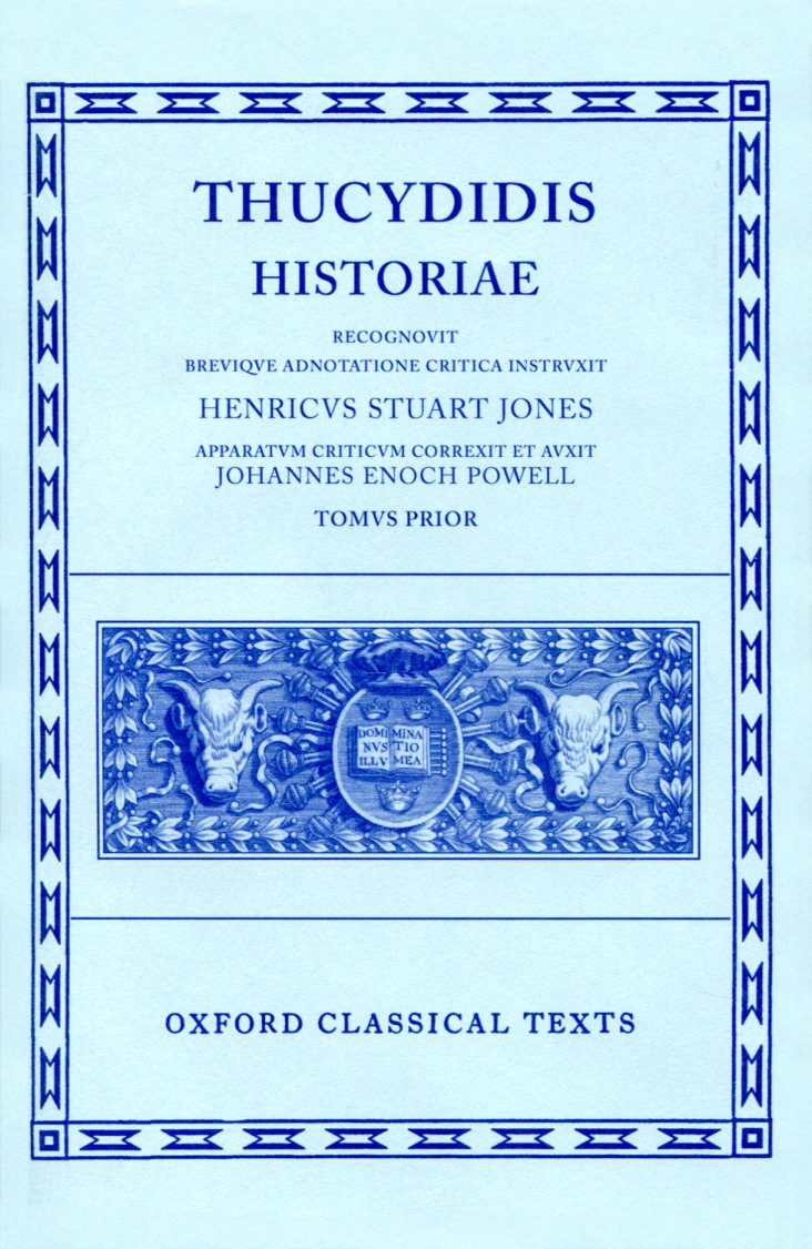 THUCYDIDES HISTORIAE VOL. I: BOOKS I-IV