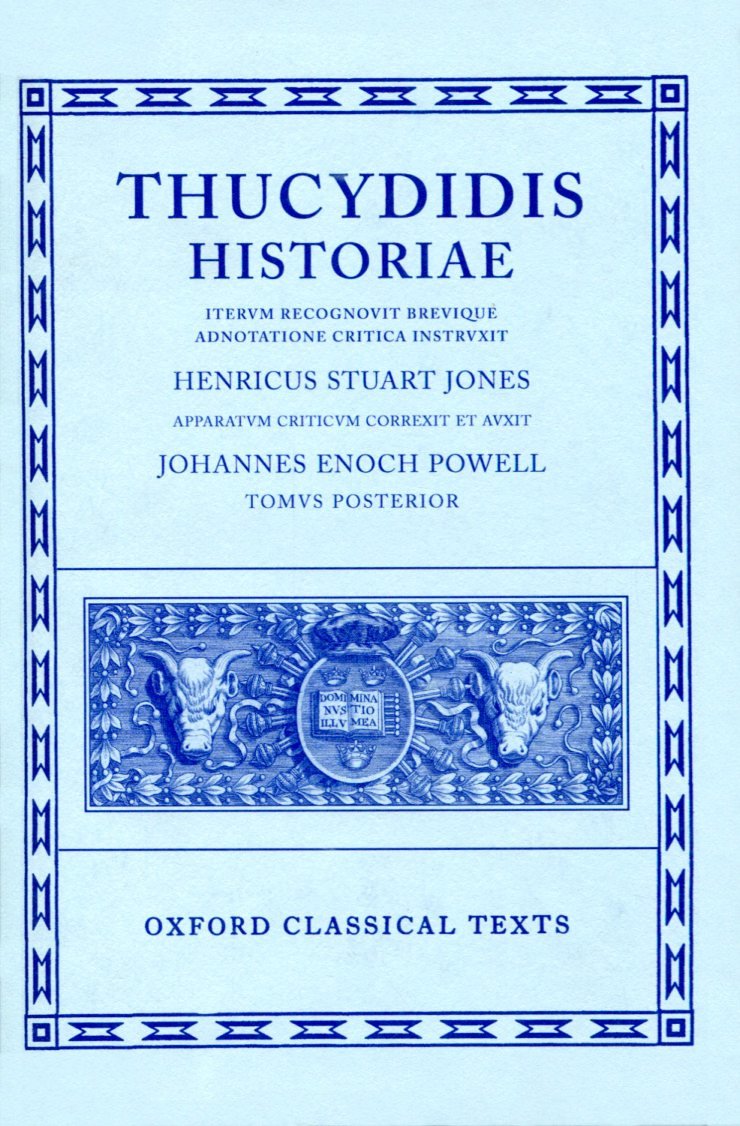 THUCYDIDES HISTORIAE VOL. II: BOOKS V-VIII