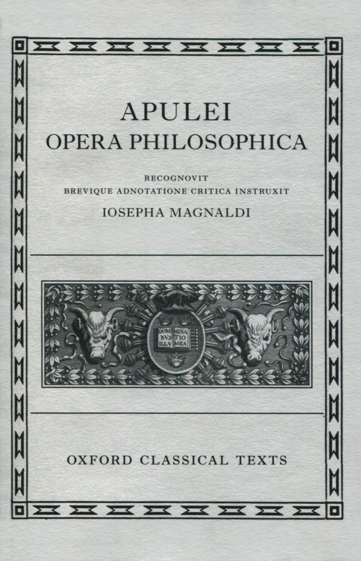 APULEIUS PHILOSOPHICAL WORKS
