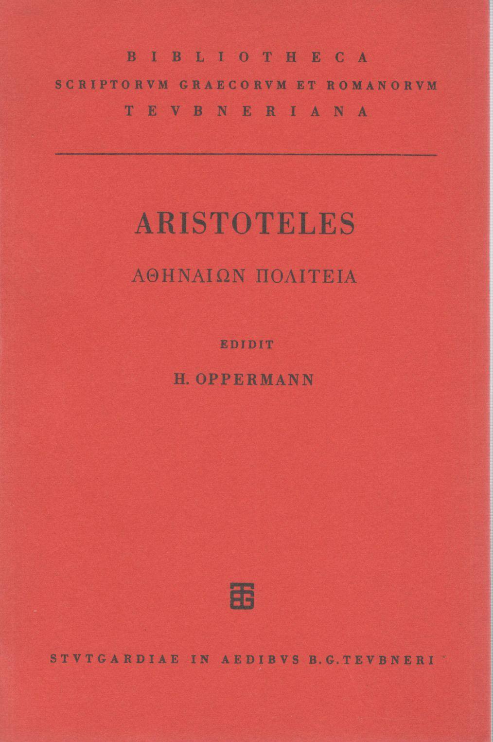 ARISTOTELIS ΑΘΗΝΑΙΩΝ ΠΟΛΙΤΕΙΑ