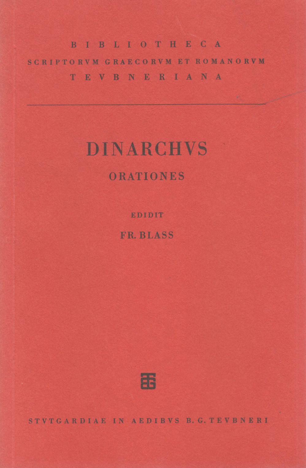 DINARCHI ORATIONES