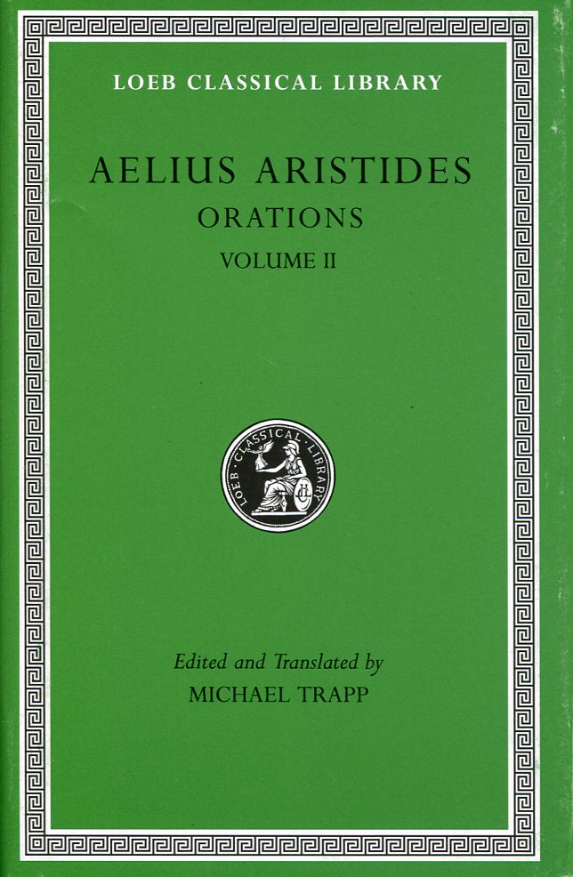 ARISTIDES AELIUS ORATIONS, VOLUME II