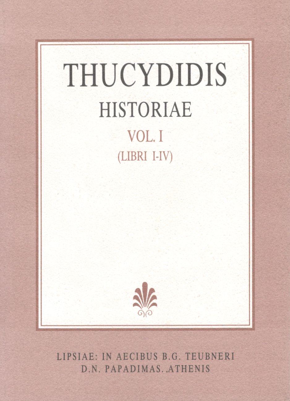 THUCYDIDIS, HISTORIAE, VOL. I, LIBRI I-IV (ΘΟΥΚΥΔΙΔΟΥ, ΙΣΤΟΡΙΑΙ, Τ. Α