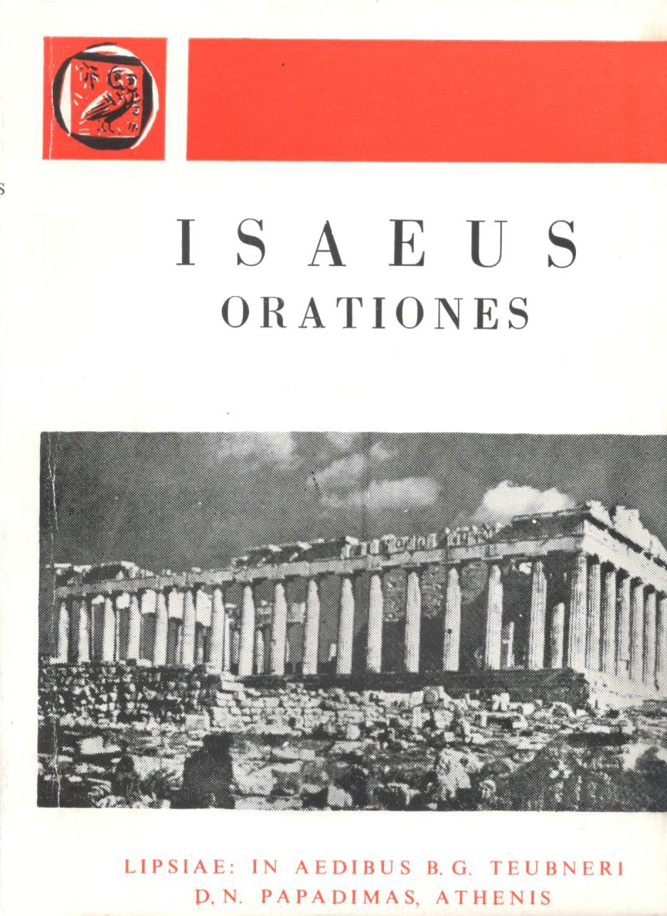 ISAEI, ORATIONES (ΙΣΑΙΟΥ, ΛΟΓΟΙ)