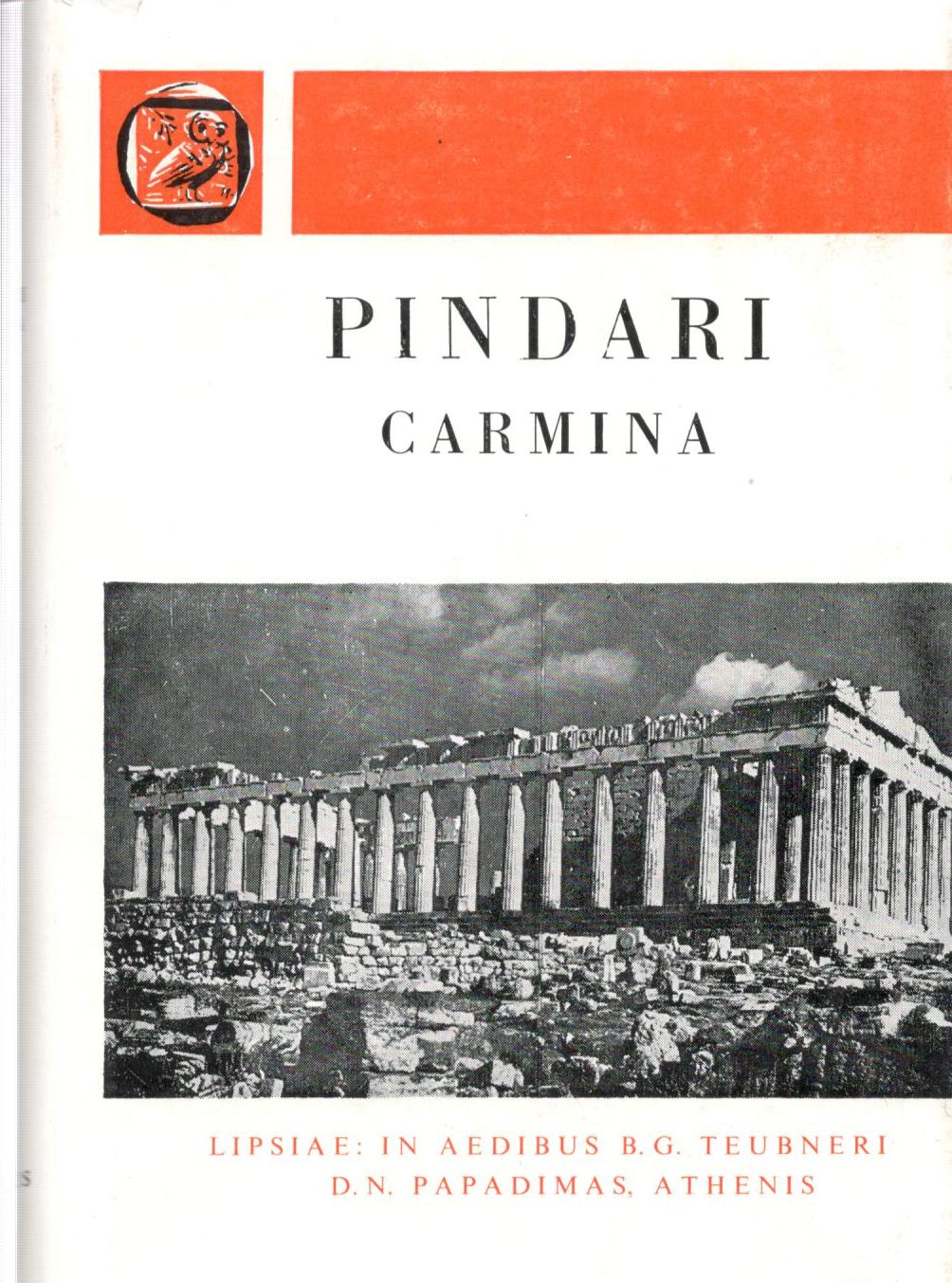 PINDARI, CARMINA, EPINICIA, PARS I, (ΠΙΝΔΑΡΟΥ, ΕΠΙΝΙΚΟΙ, ΜΕΡΟΣ 1ο)