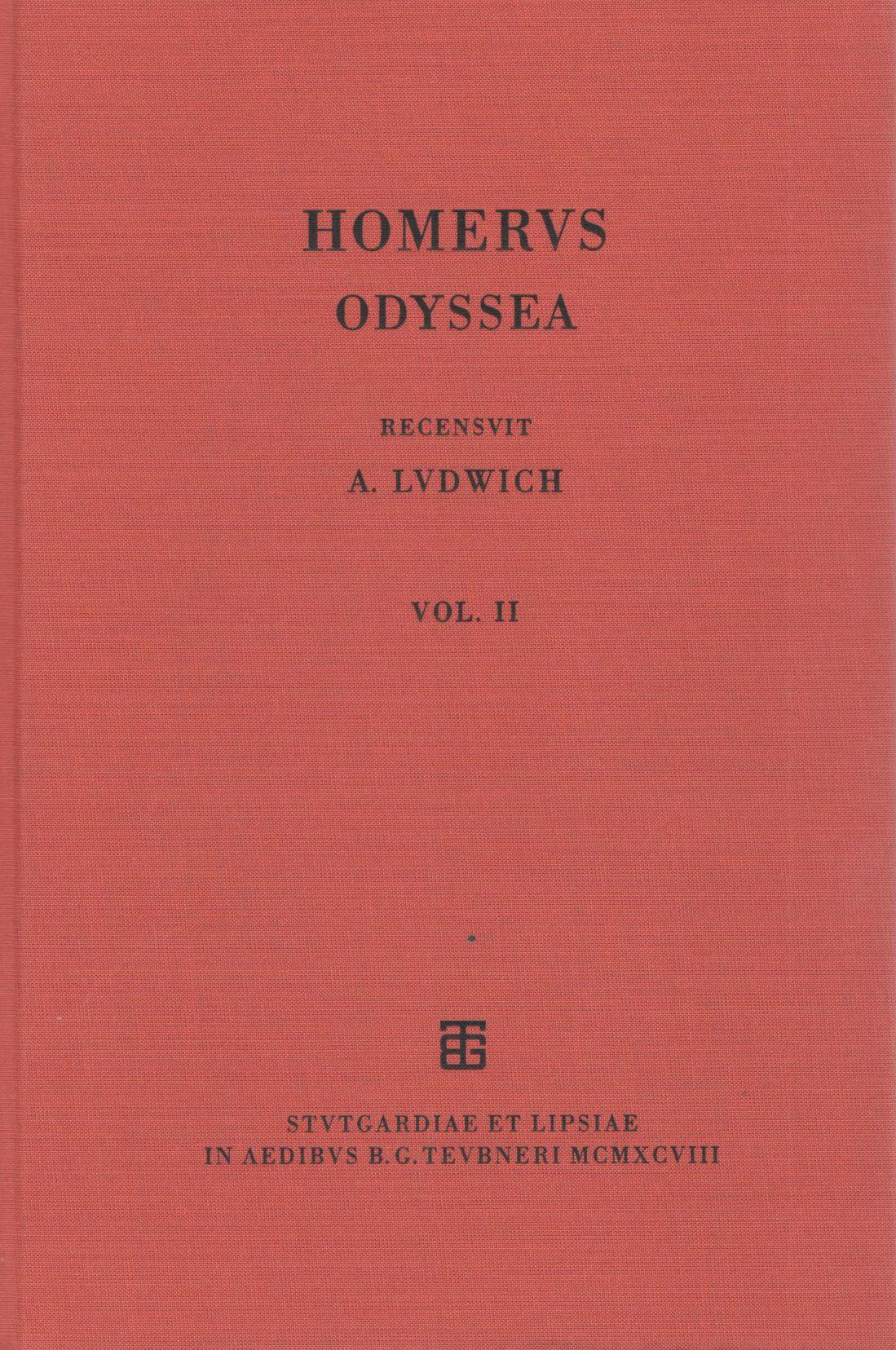 HOMERI ODYSSEA VOL. II