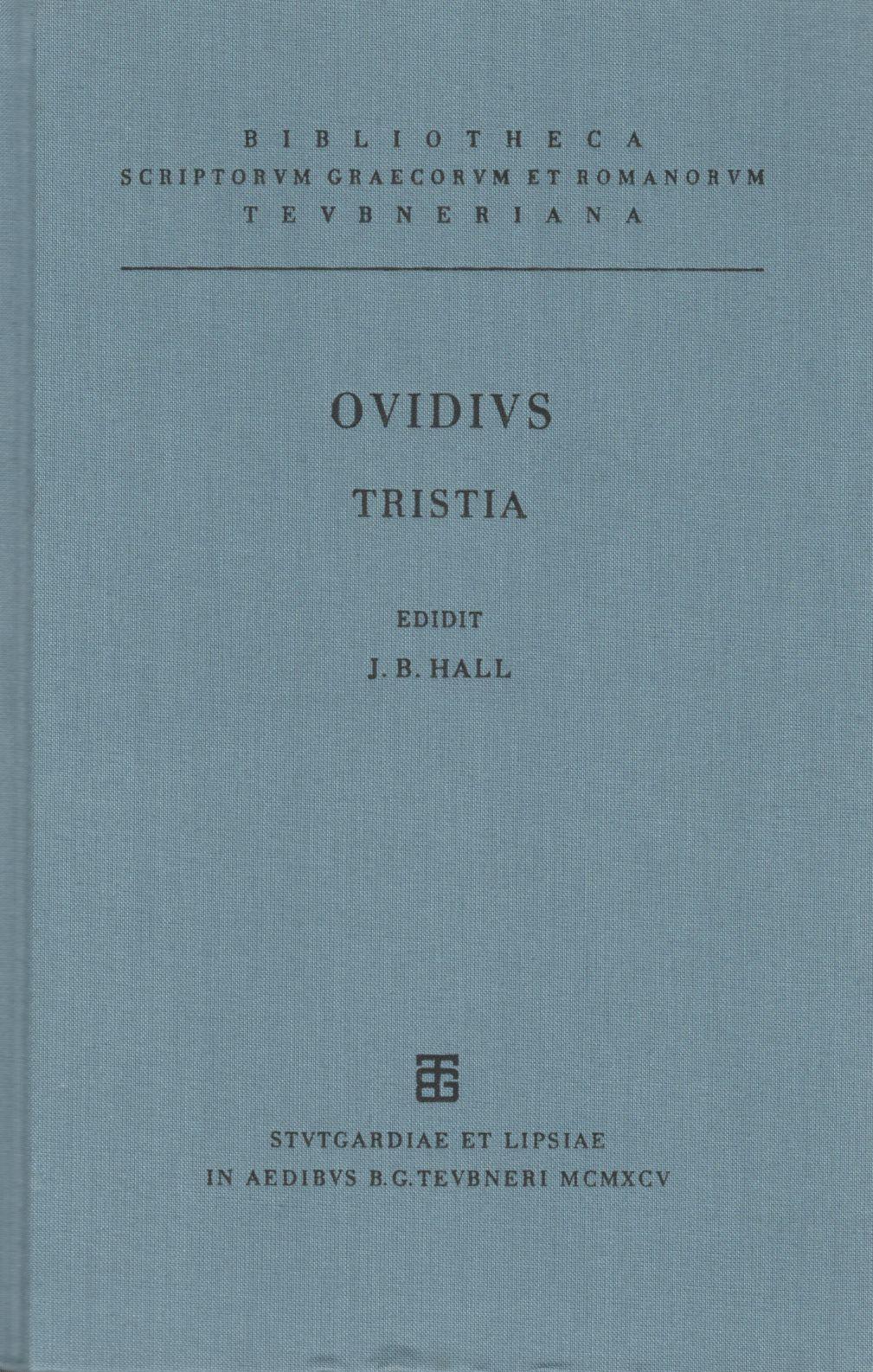 P. OVIDI NASONIS TRISTIA
