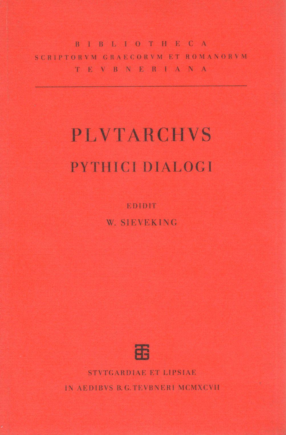 PLUTARCHI PYTHICI DIALOGI