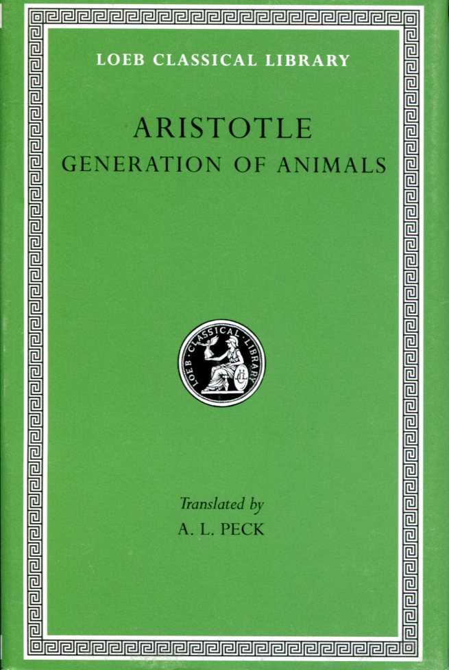 ARISTOTLE GENERATION OF ANIMALS
