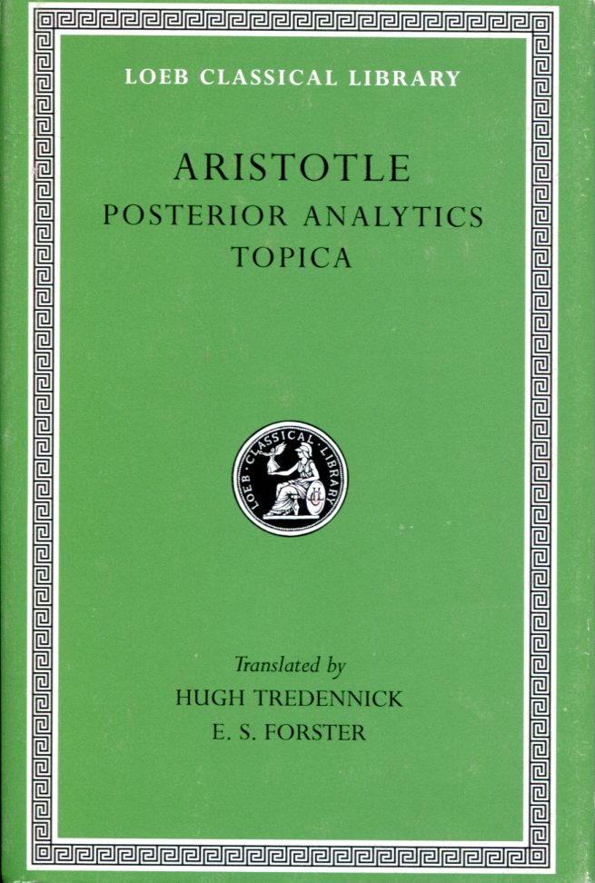 ARISTOTLE POSTERIOR ANALYTICS. TOPICA