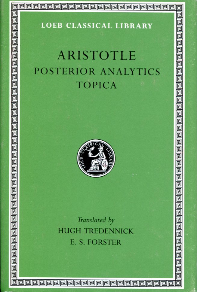 ARISTOTLE POSTERIOR ANALYTICS. TOPICA