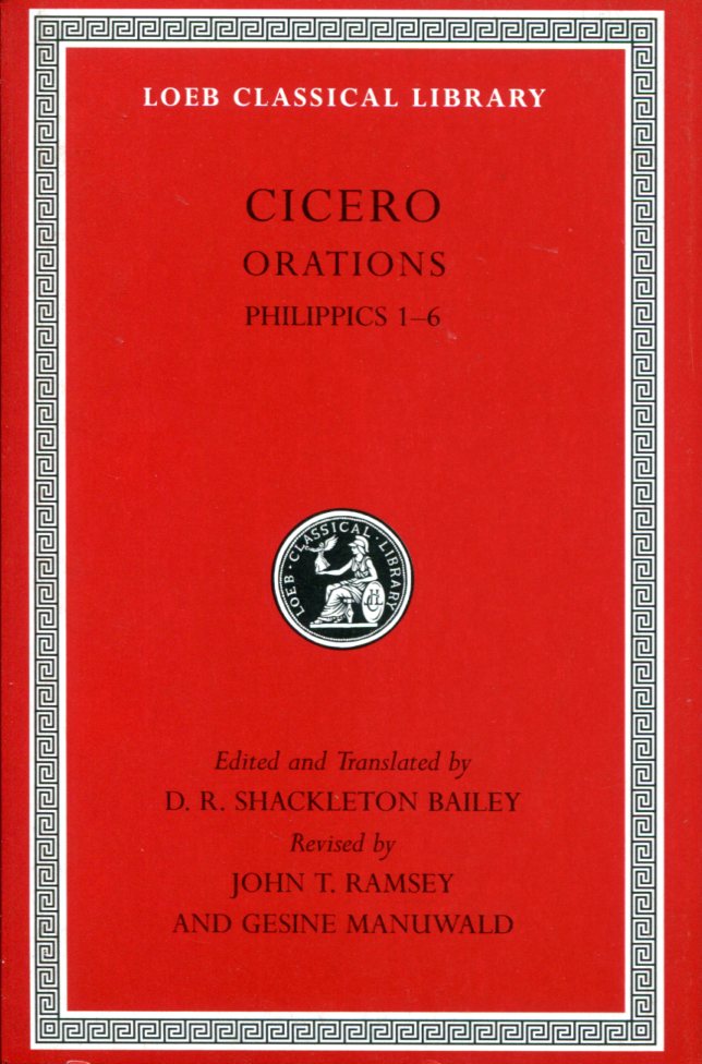 CICERO PHILIPPICS 1-6
