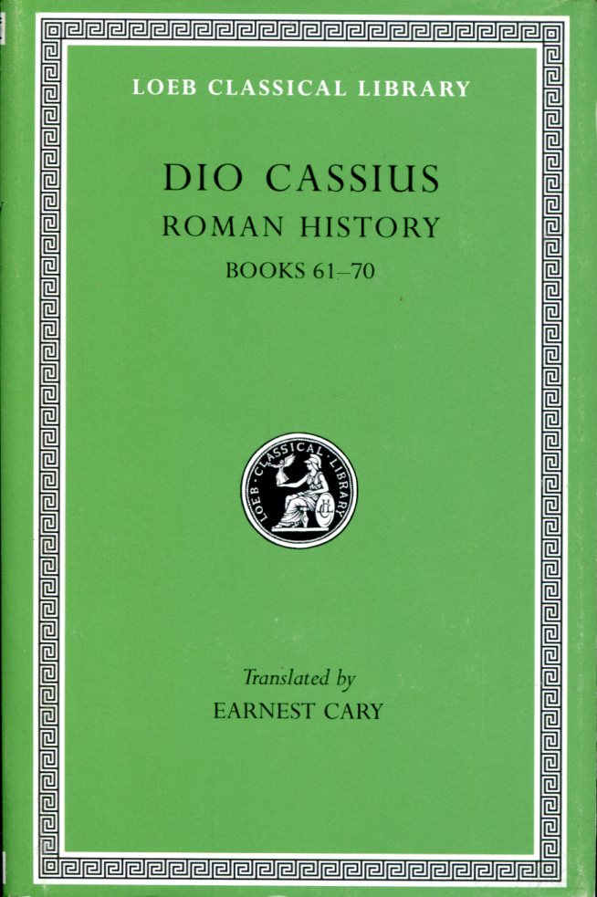 DIO CASSIUS ROMAN HISTORY, VOLUME VIII