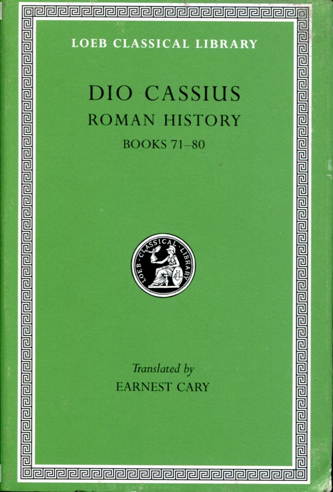 DIO CASSIUS ROMAN HISTORY, VOLUME IX