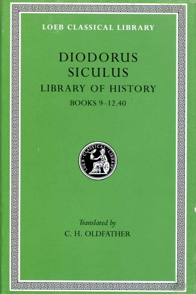 DIODORUS SICULUS LIBRARY OF HISTORY, VOLUME IV