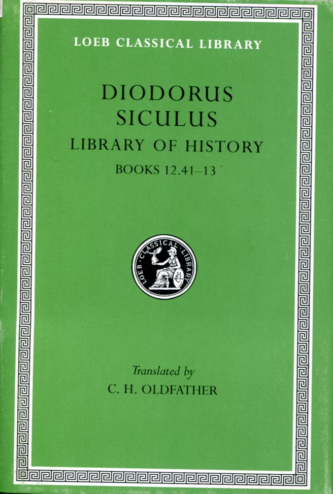 DIODORUS SICULUS LIBRARY OF HISTORY, VOLUME V