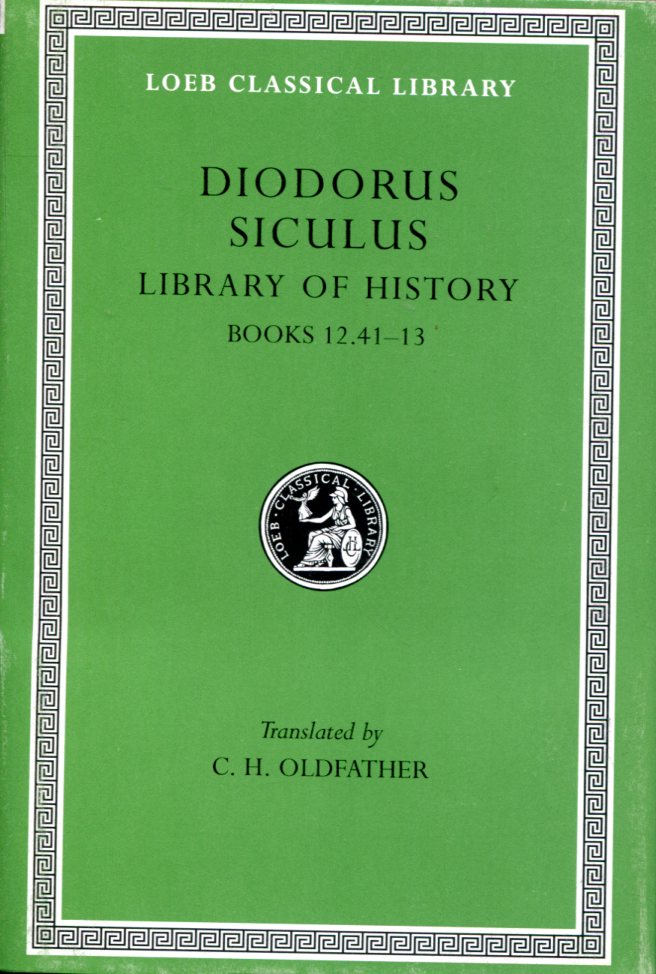 DIODORUS SICULUS LIBRARY OF HISTORY, VOLUME V