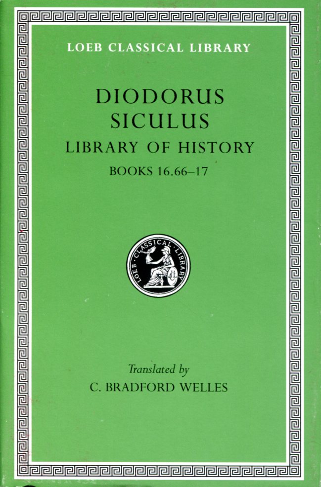 DIODORUS SICULUS LIBRARY OF HISTORY, VOLUME VIII