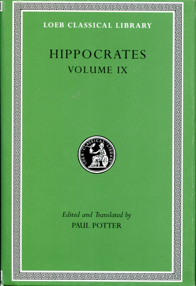 HIPPOCRATES COAN PRENOTIONS. ANATOMICAL AND MINOR CLINICAL WRITINGS