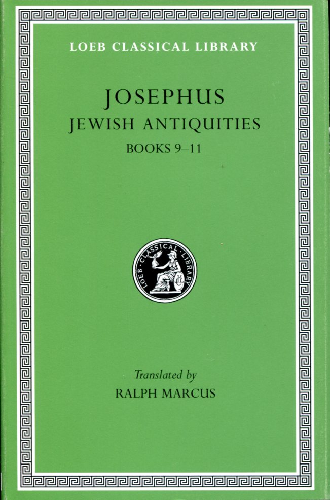JOSEPHUS JEWISH ANTIQUITIES, VOLUME IV