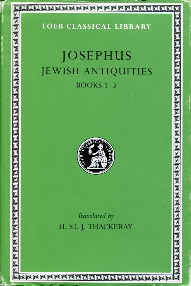 JOSEPHUS JEWISH ANTIQUITIES, VOLUME I