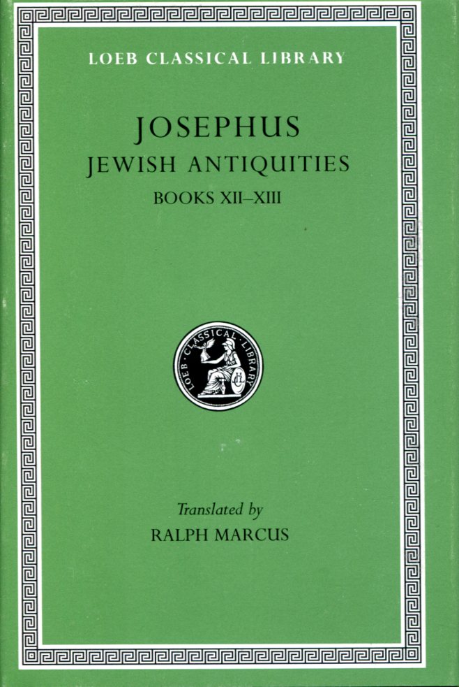 JOSEPHUS JEWISH ANTIQUITIES, VOLUME V