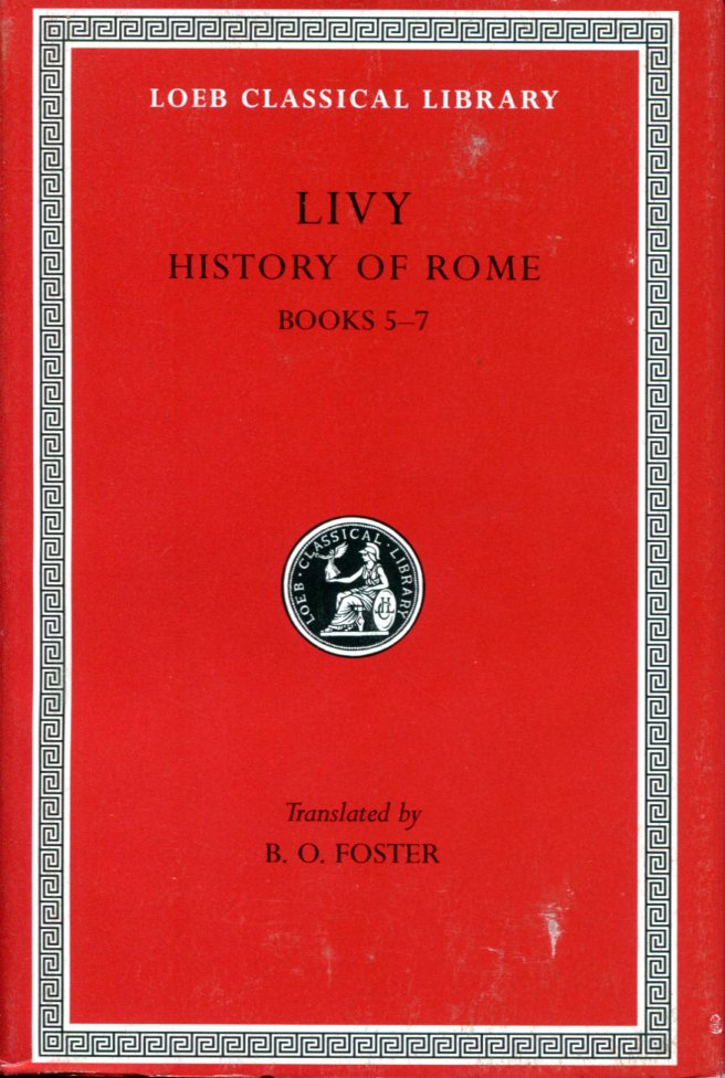 LIVY HISTORY OF ROME, VOLUME III