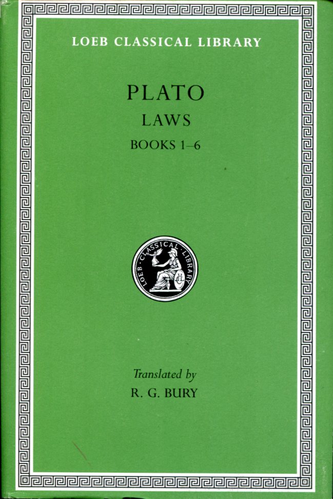 PLATO LAWS, VOLUME I