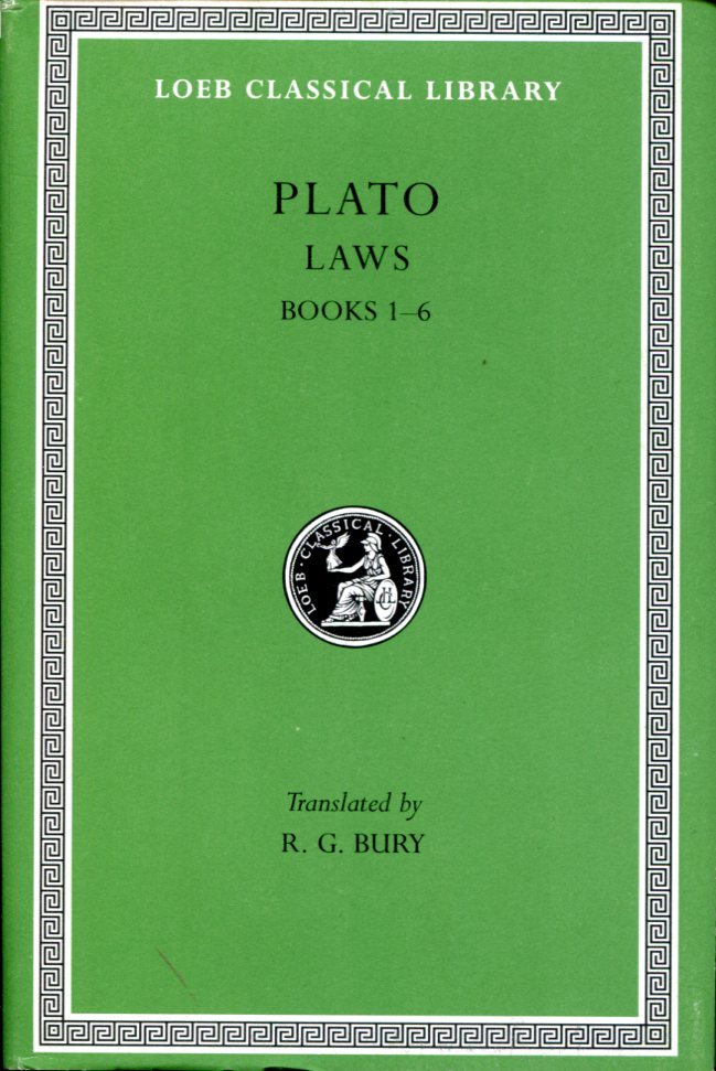 PLATO LAWS, VOLUME I