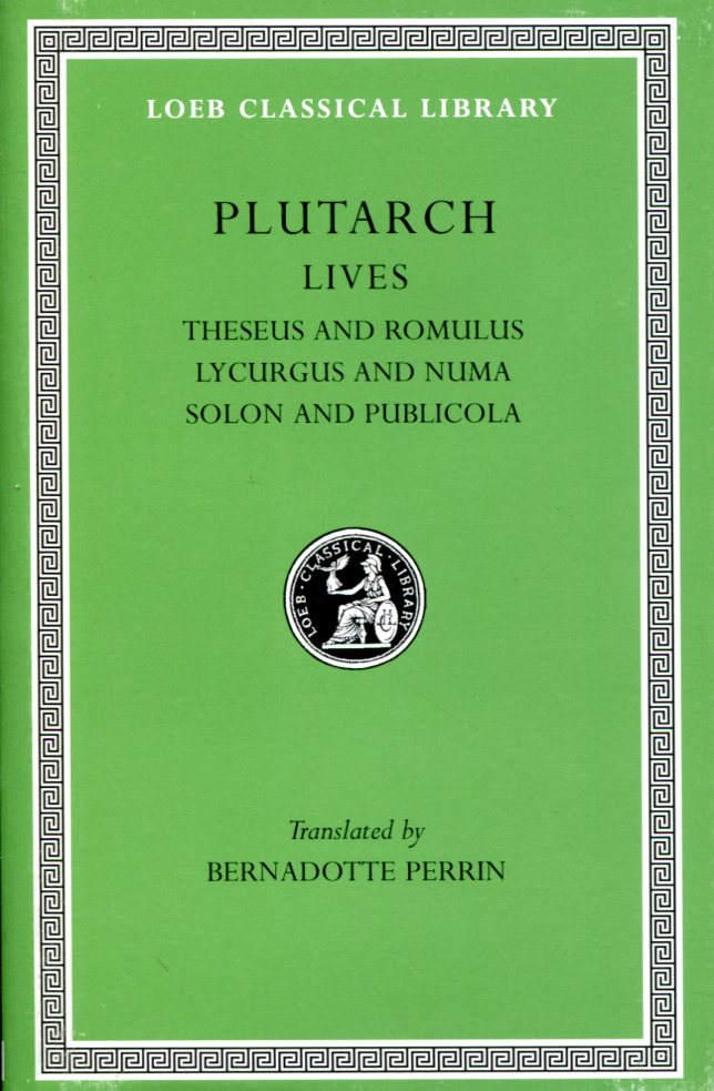 PLUTARCH LIVES, VOLUME I