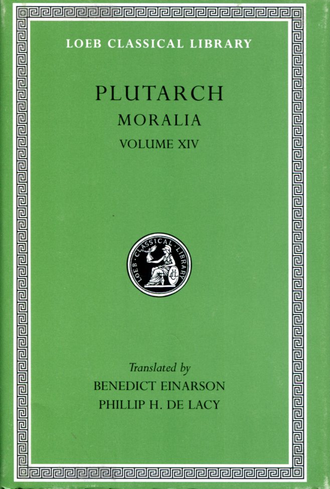 PLUTARCH MORALIA, VOLUME XIV