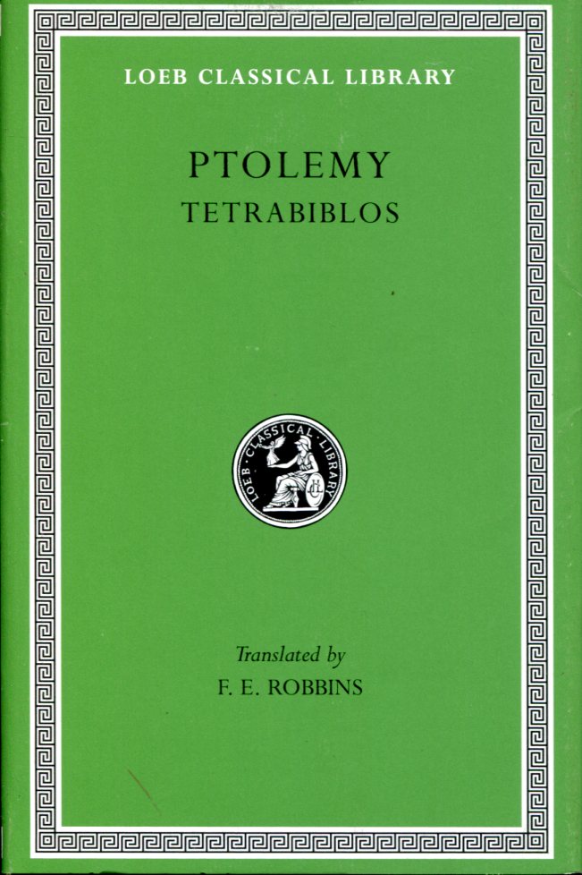 PTOLEMY TETRABIBLOS