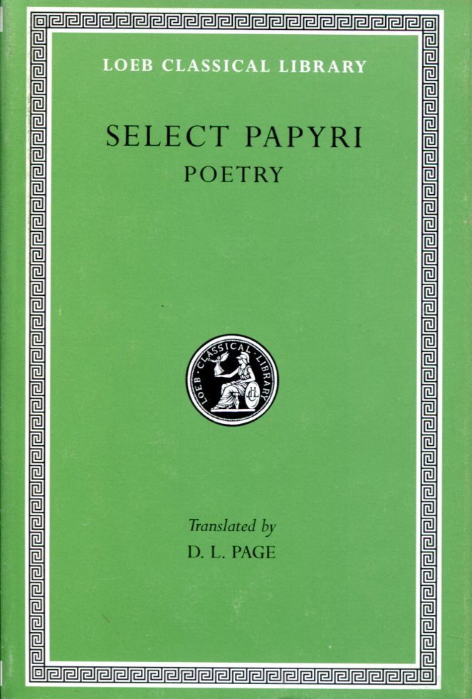SELECT PAPYRI, VOLUME III: POETRY