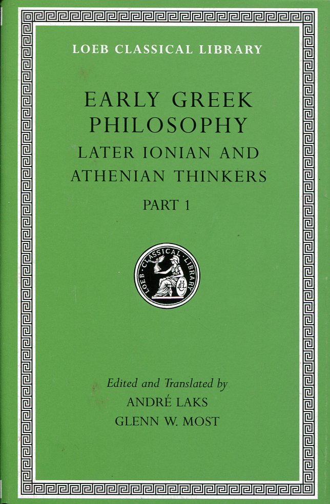 EARLY GREEK PHILOSOPHY, VOLUME VI