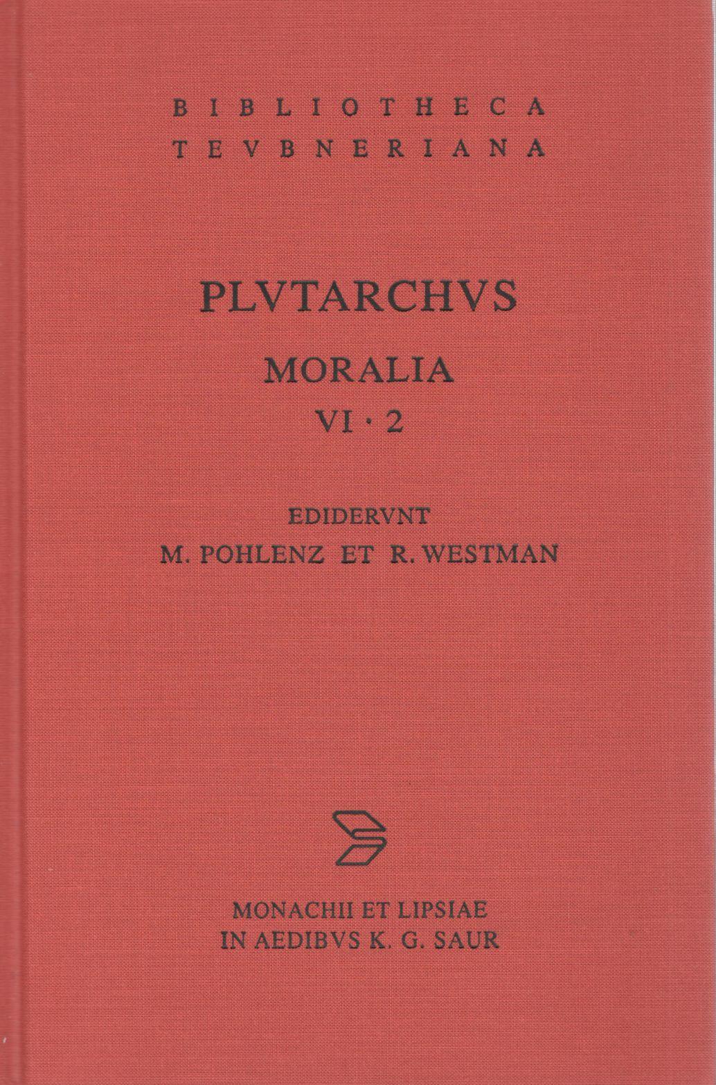 PLUTARCHI MORALIA  VOL. VI/FASC. 2