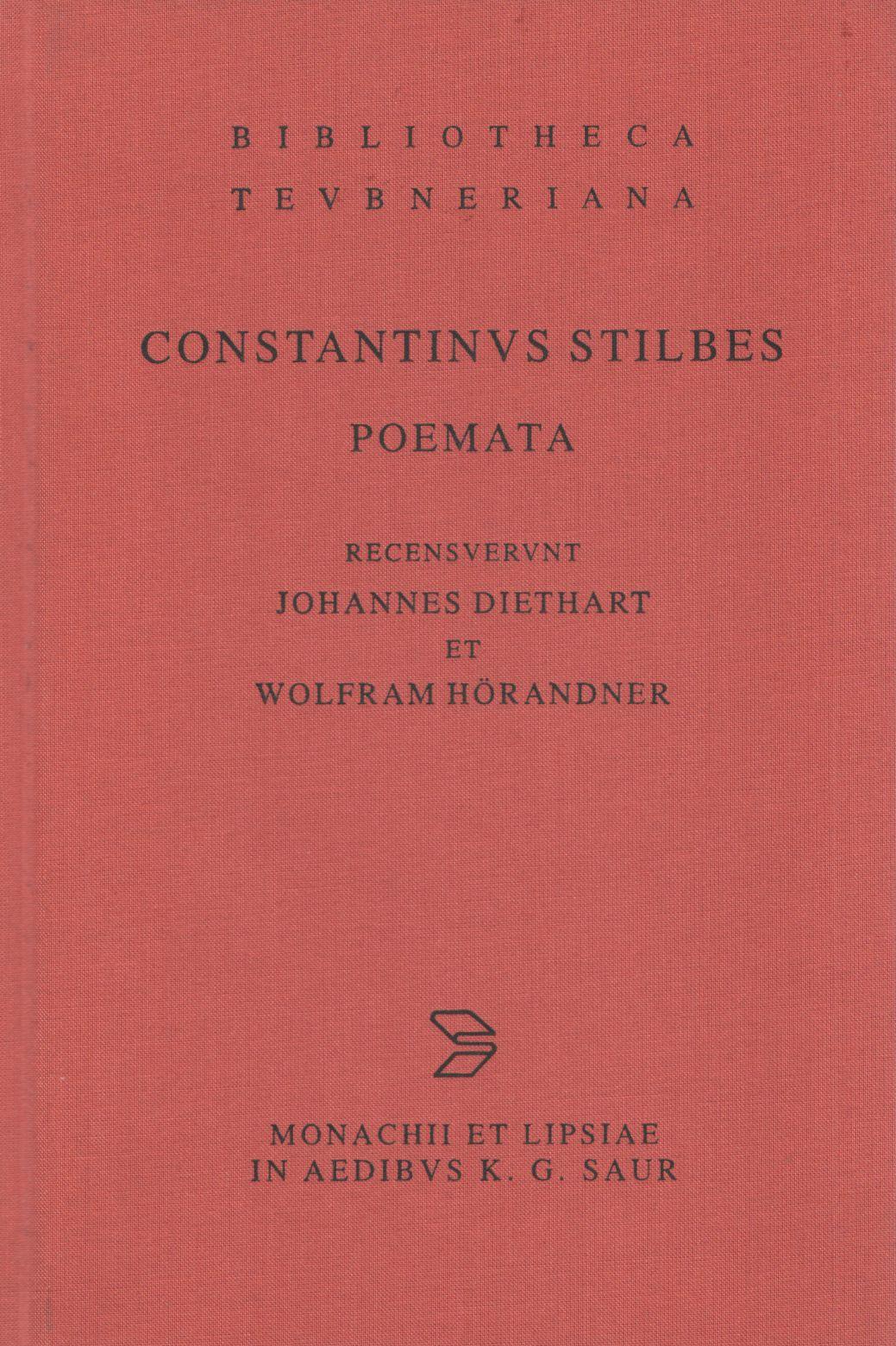 CONSTANTINUS STILBES POEMATA