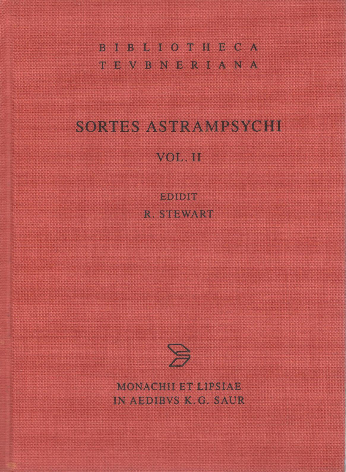 SORTES ASTRAMPSYCHI VOL. II