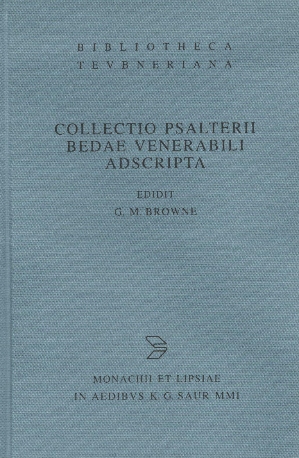 COLLECTIO PSALTERII BEDAE VENERABILI ADSCRIPTA