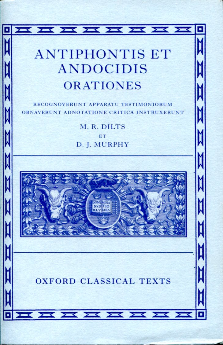 ANTIPHON AND ANDOCIDES SPEECHES